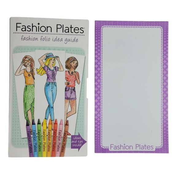 Fashion Plates Design Set Imprint Rubbing Arts & Crafts Mix & Match Drawing 2015 - Picture 4 of 13